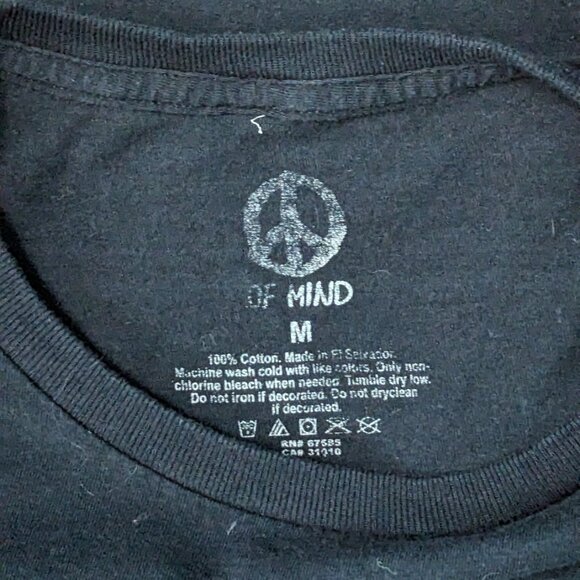 Of Mind Skeleton Graphic T-Shirt Size M Preowned - Picture 4 of 4